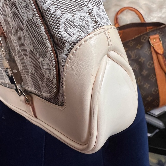 Gucci GG Canvas Mini Jackie O Hobo Authentic - Picture 13 of 17